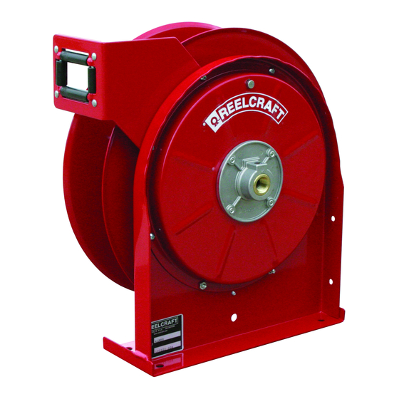 ReelCraft TW5400 OLP Operating Instructions Manual