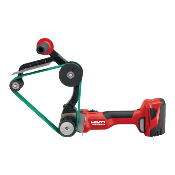 Hilti GTB 6X-A22 Original Operating Instructions