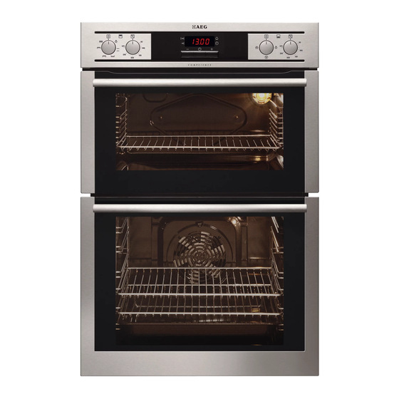 User Manuals: AEG DC4013001M Built-In Double Oven