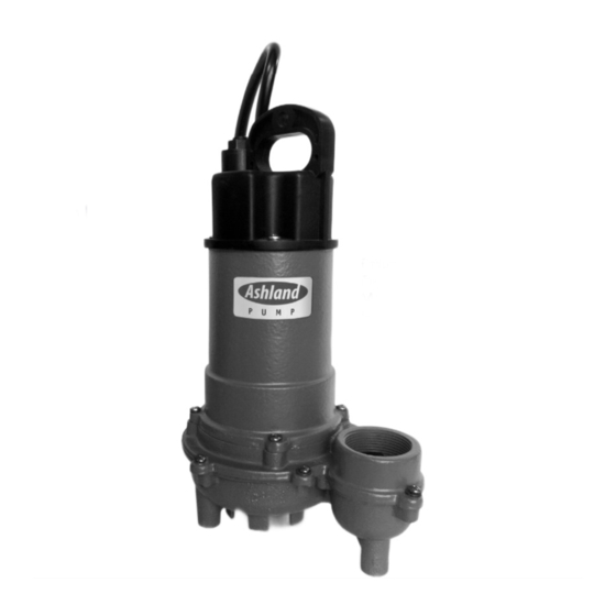 Ashland EPF30 Operation, Performance, Specifications And Parts Manual