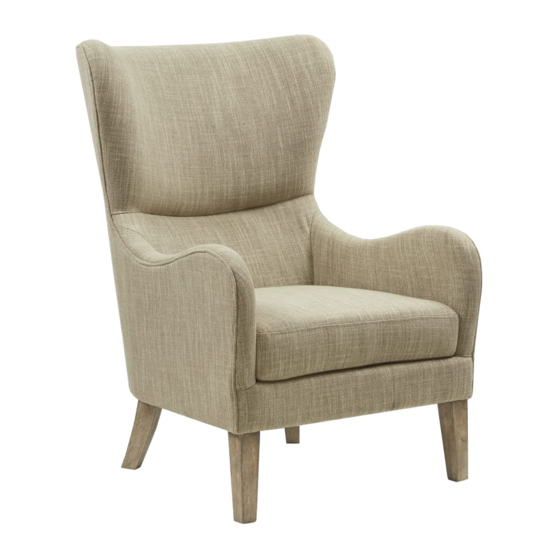Madison Park Arianna Swoop Wing Chair Assembly Instructions