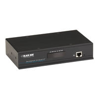 Black Box ServSwitch CX Quad IP User Manual