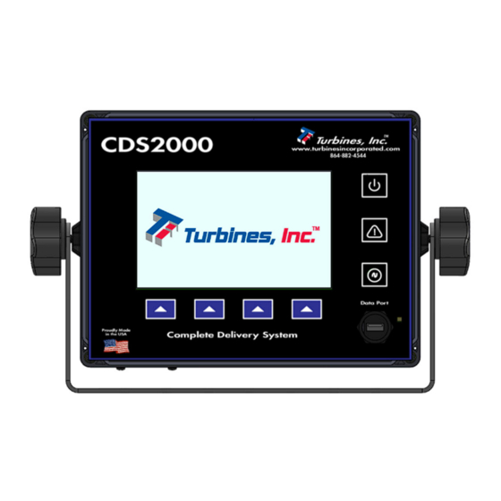 Turbines CDS2000 Installation & Operation Manual