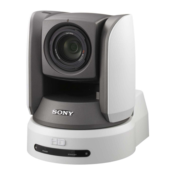 Sony BRC-Z700 - CCTV Camera Manuals