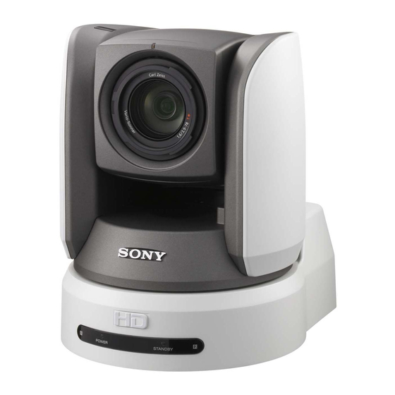 Sony BRC-Z700 - CCTV Camera HD PTZ Manuals