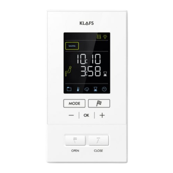 Klafs ML 028 Operating Instructions Manual