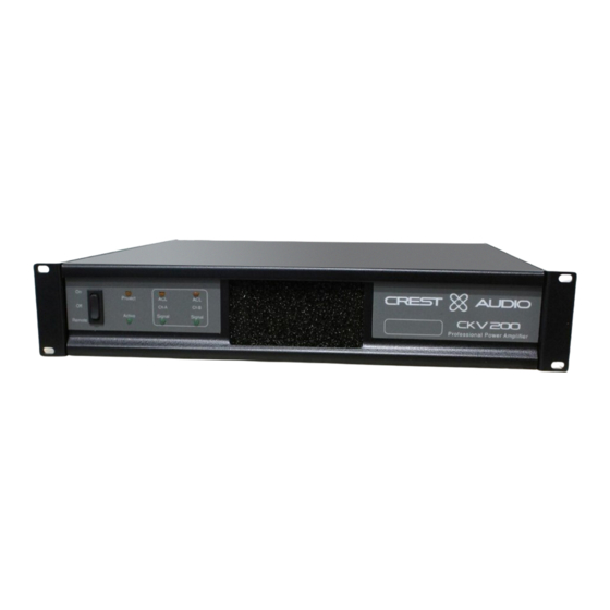 Crest Audio CKV200 Specifications