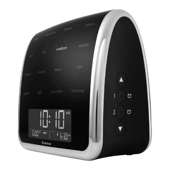 Brookstone Tranquil Moments Advanced User Manual