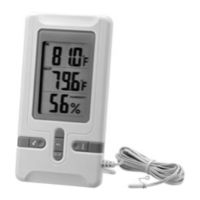Radio Shack In/Out Thermometer with Indoor Humidity Gauge Owner's Manual