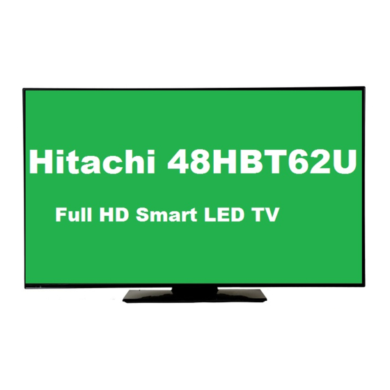Hitachi 48HBT62U Manuals
