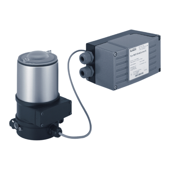 Burkert 2103 Series Additional Instructions