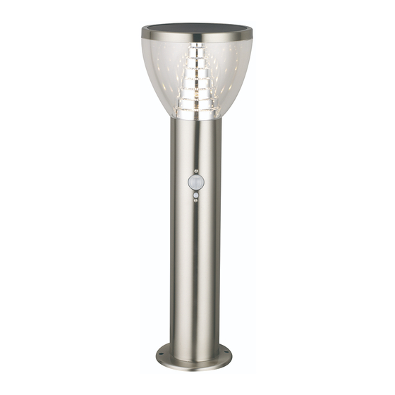 Saxby Lighting ALBA SOLAR POST PIR Instruction Manual
