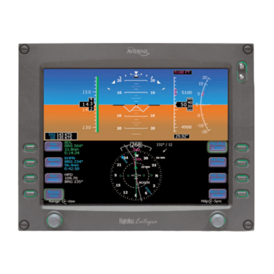 Avidyne FlightMax Entegra Pilot's Manual