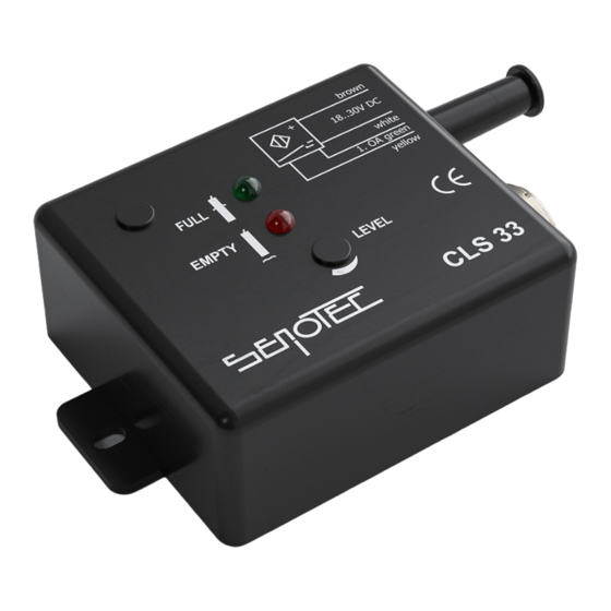 SenoTec CLS 33 Series Adjustment Instructions