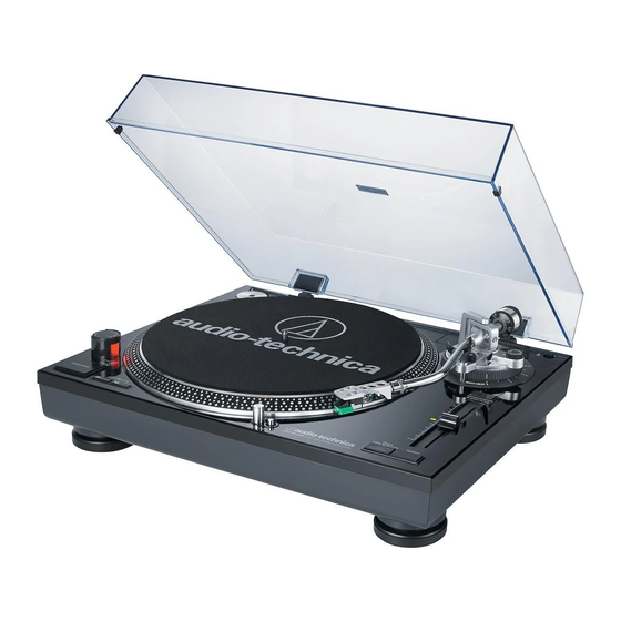 Audio Technica AT-LP120BK-USB Setup Manual