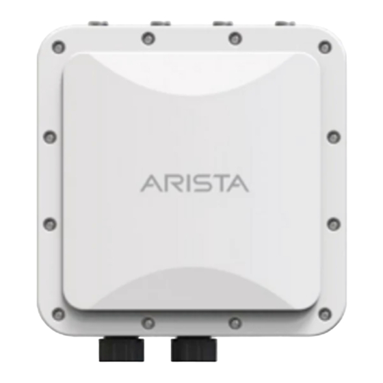 Arista OEM-AP-O105 Getting Started Manual