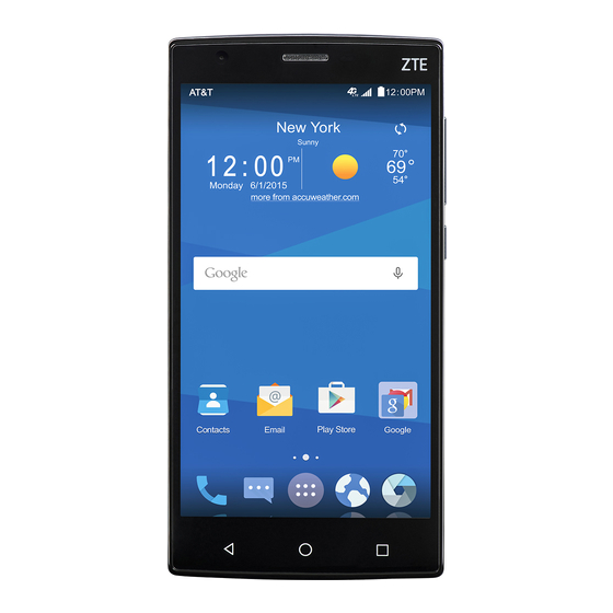 Zte ZMAX 2 Manuals