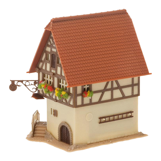 Faller POST INN 232536 Assembly Instructions