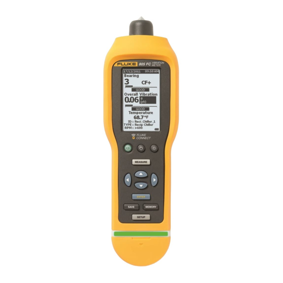 Fluke 805 FC User Manual