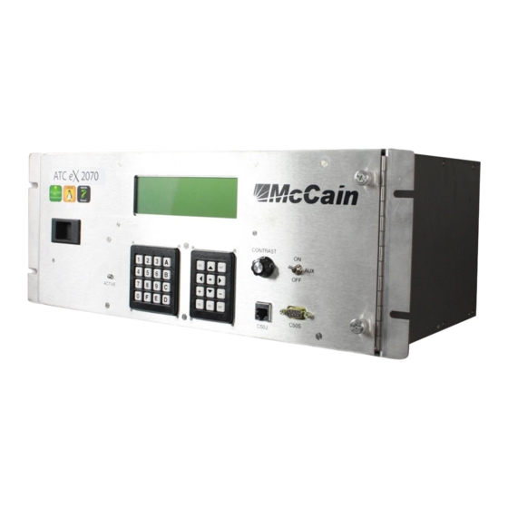 McCain ATC ex 2070N2 User Manual
