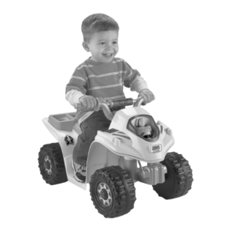 Fisher-Price POWER WHEELS Disney TOY STORY 3 Owner's Manual With Assembly Instructions