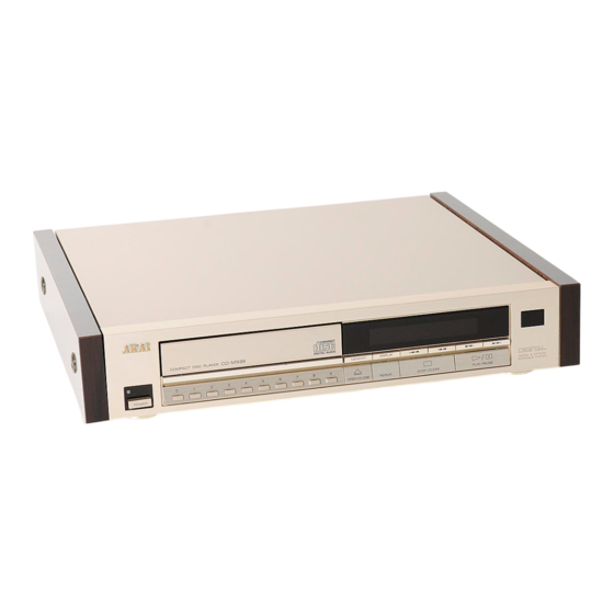 Akai CD-M939 Manuals