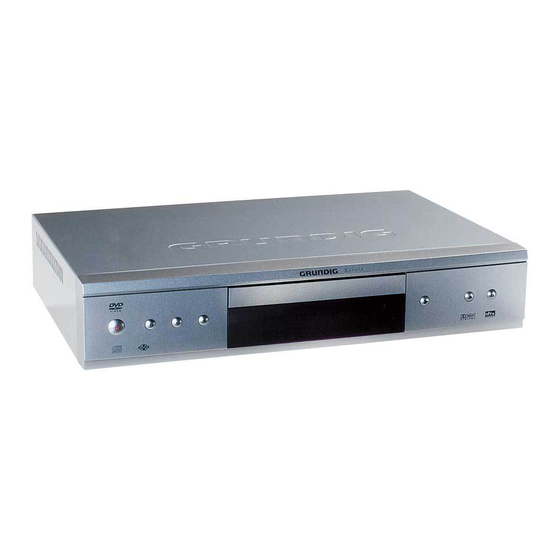 Grundig XENARO GDP 5100/1 DVD Player Manuals