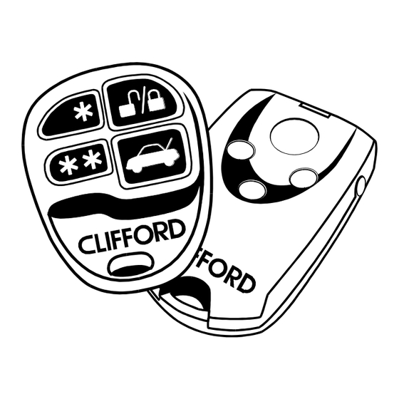 Clifford ACE 7500 Installation Manual