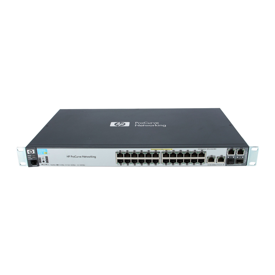 HP ProCurve 3500-24G-PoE Planning And  Implementation Manual