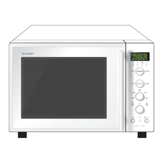 Sharp R-93ST-A Microwave Oven Manuals