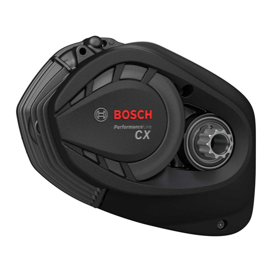 Bosch Performance CX 2020 Manuals