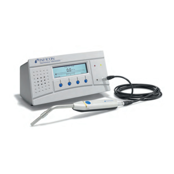 Inficon Sensistor ISH2000 Operating Instructions Manual