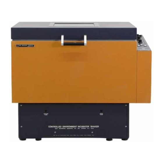 NEW BRUNSWICK SCIENTIFIC G25-KC Manual To Operations