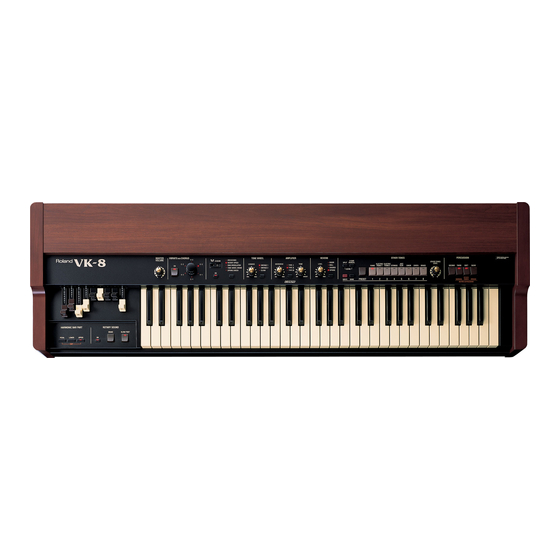 Roland VK-8 Midi Implementation Manual