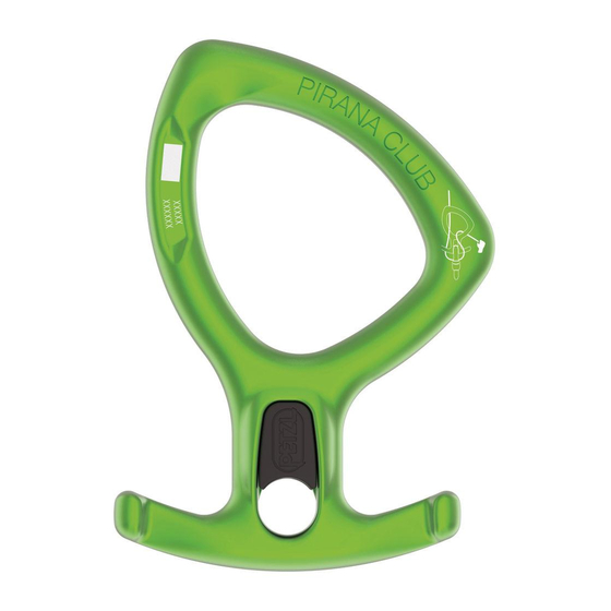 Petzl Pirana Club Technical Notice
