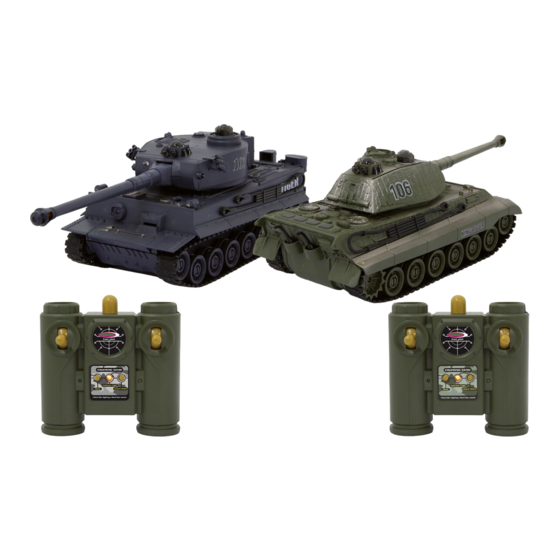 Jamara Panzer Tiger Battle Set 2,4 GHz Instructions Manual