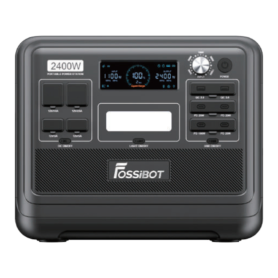 FOSSIBOT F2400 User Manual