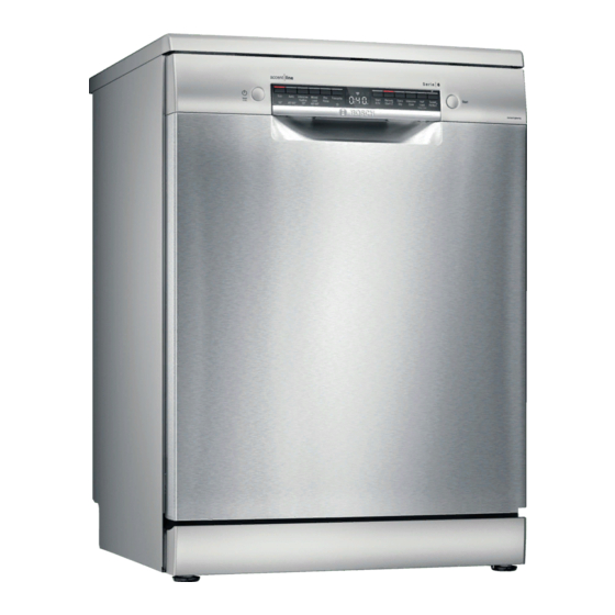 Bosch SMS6HVI01I Information For Use