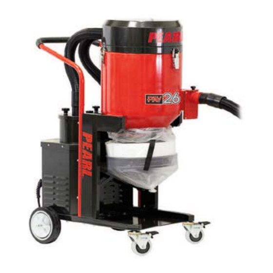 User Manuals: Pearl V-MAX PAv-26 Industrial HEPA Vacuum