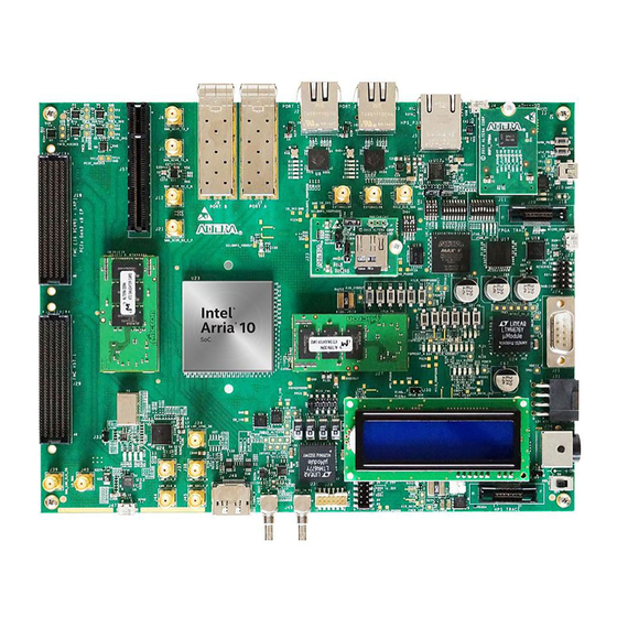 Intel Arria 10 User Manual