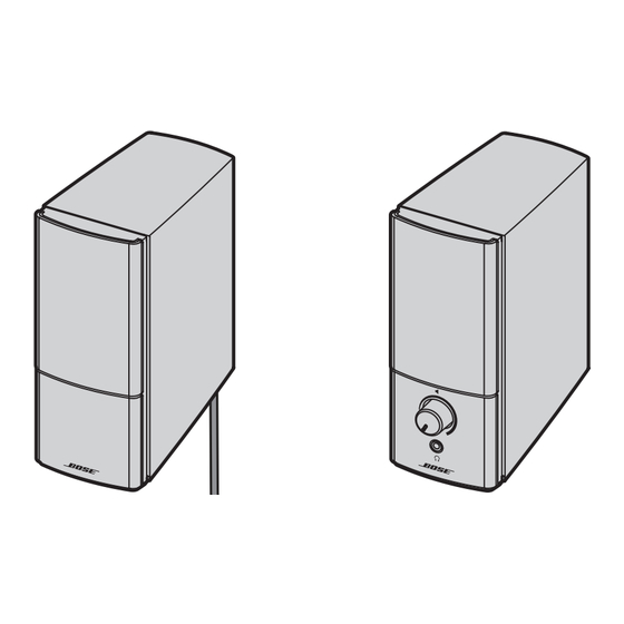 Bose Companion 2 III Series Quick Start Manual