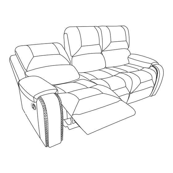 Homelegance 8549BRW-3 Assembly Instruction
