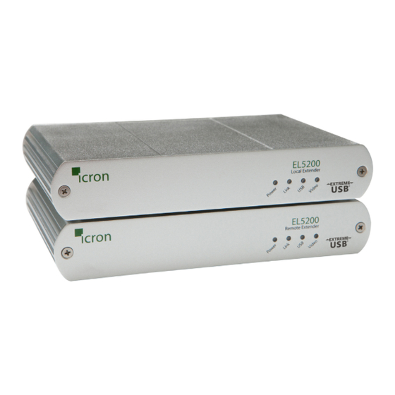 Icron EL5200 HDMI + USB 2.0 Extender User Manual