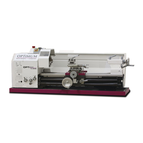 Optimum OPTIturn TU 3008 Operating Manual