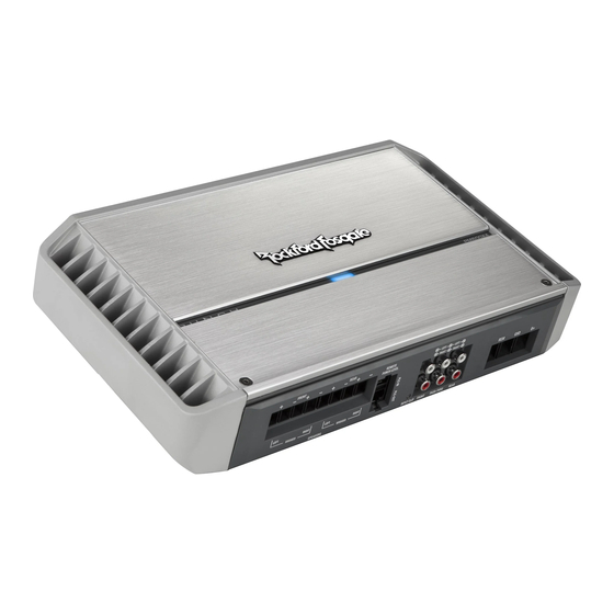 Rockford Fosgate PM600X4 Quick Setup Manual