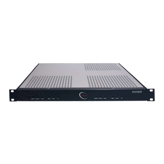 Romantis Satellite Communications UHP-8000 General Description And Installation Manual