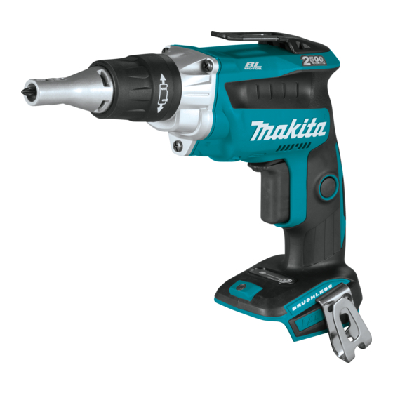 Makita XSF04 Cordless Drywall Screwdriver Manuals