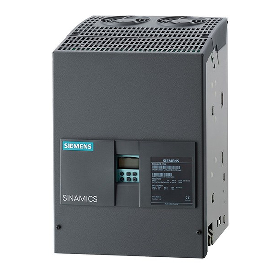 Siemens SINAMICS DCM Operating Instructions Manual