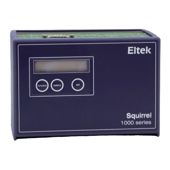 Eltek Squirrel 1000 Series Manual