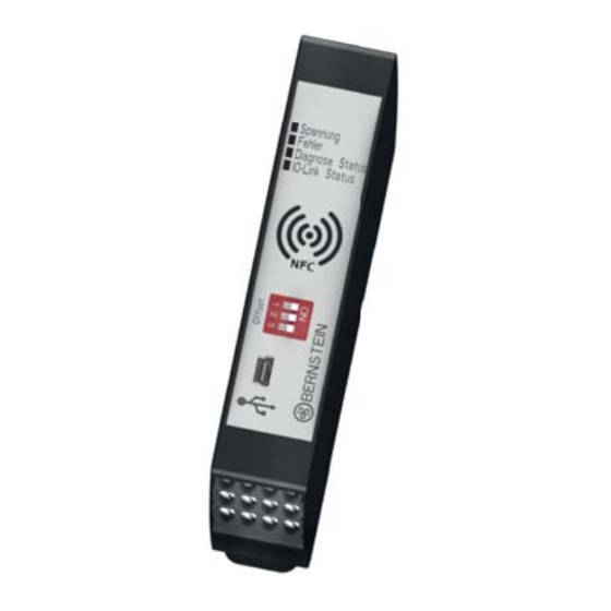 BERNSTEIN SRF DI Series Installation And Operating Instructions Manual